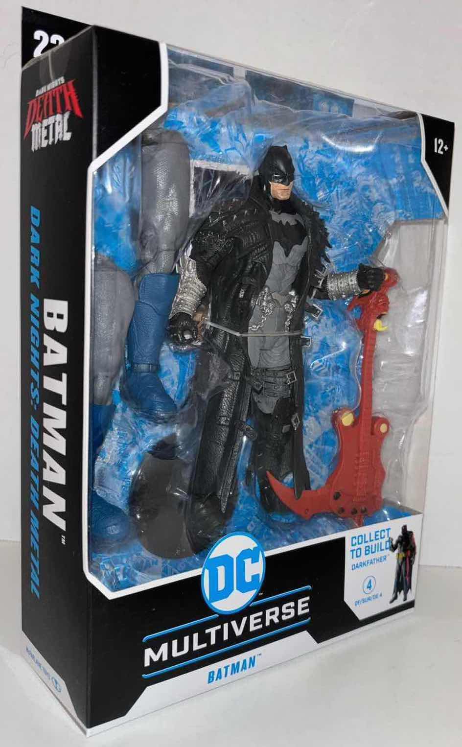 Photo 1 of NEW MCFARLANE TOYS DC MULTIVERSE ACTION FIGURE & ACCESSORIES, DARK KNIGHTS: DEATH METAL "BATMAN"
(COLLECT TO BUILD DARKFATHER-#4 OF 4)