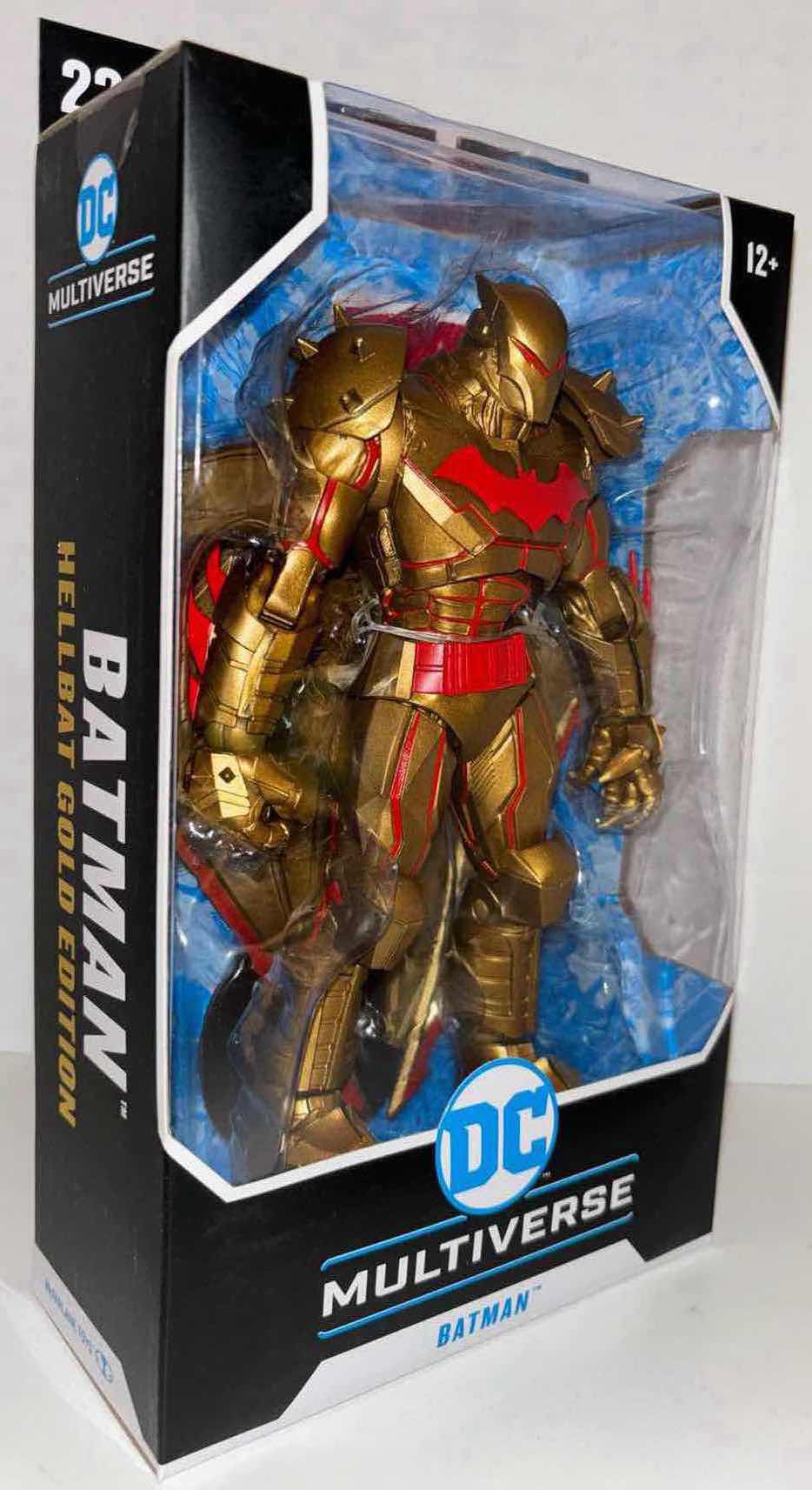 Photo 1 of NEW MCFARLANE TOYS DC MULTIVERSE ACTION FIGURE & ACCESSORIES, HELLBAT GOLD EDITION "BATMAN"