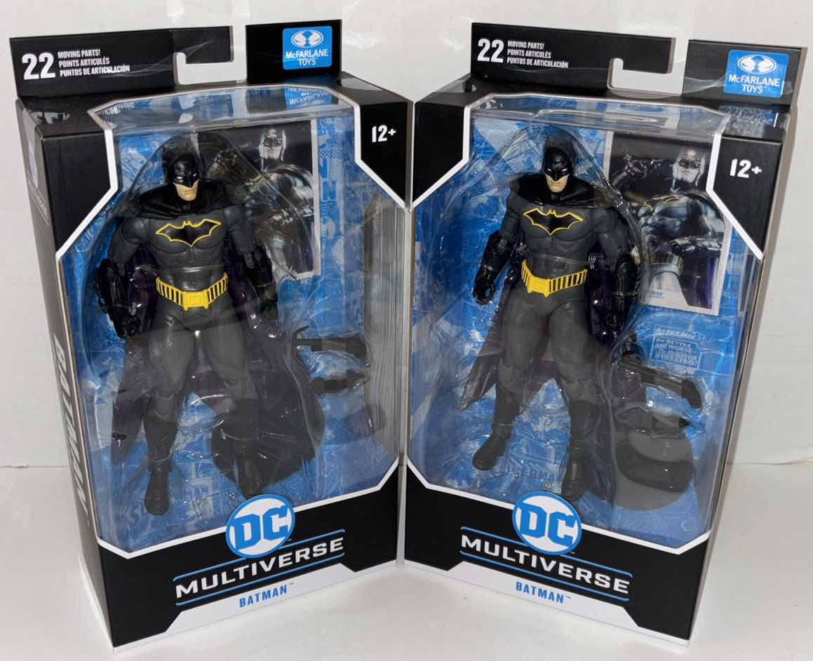 Photo 1 of NEW 2-PACK MCFARLANE TOYS DC MULTIVERSE ACTION FIGURE & ACCESSORIES, DC REBIRTH: "BATMAN"