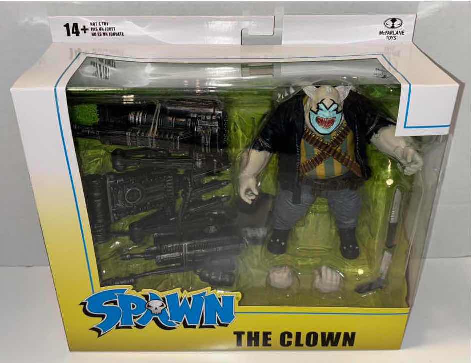 Photo 2 of NEW MCFARLANE TOYS SPAWN ACTION FIGURE & ACCESSORIES "THE CLOWN"