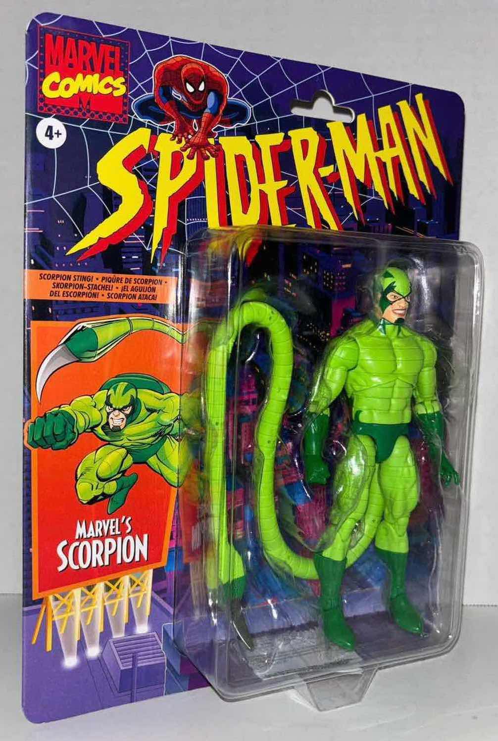 Photo 1 of NEW HASBRO MARVEL COMICS SPIDER-MAN ACTION FIGURE, "MARVEL'S SCORPION"