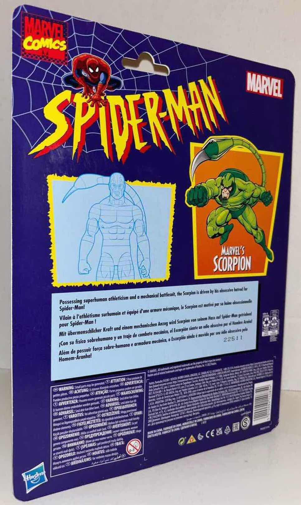 Photo 2 of NEW HASBRO MARVEL COMICS SPIDER-MAN ACTION FIGURE, "MARVEL'S SCORPION"