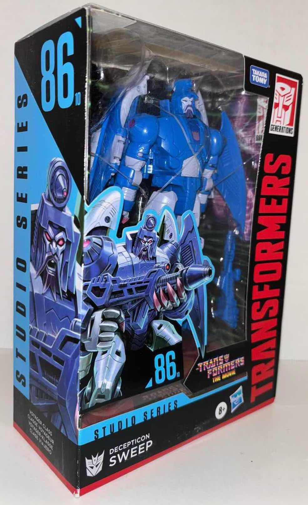 Photo 1 of NEW HASBRO TAKARA TOMY TRANSFORMERS VOYAGER CLASS STUDIO SERIES TRANSFORMERS THE MOVIE #86 "DECEPTICON SWEEP" ACTION FIGURE & ACCESSORIES