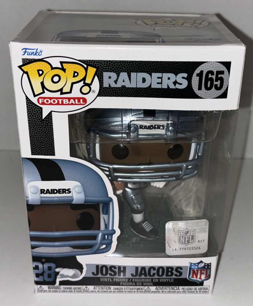 Photo 2 of NEW 6-PACK FUNKO POP! RAIDERS VINYL FIGURE, #165 JOSH JACOBS