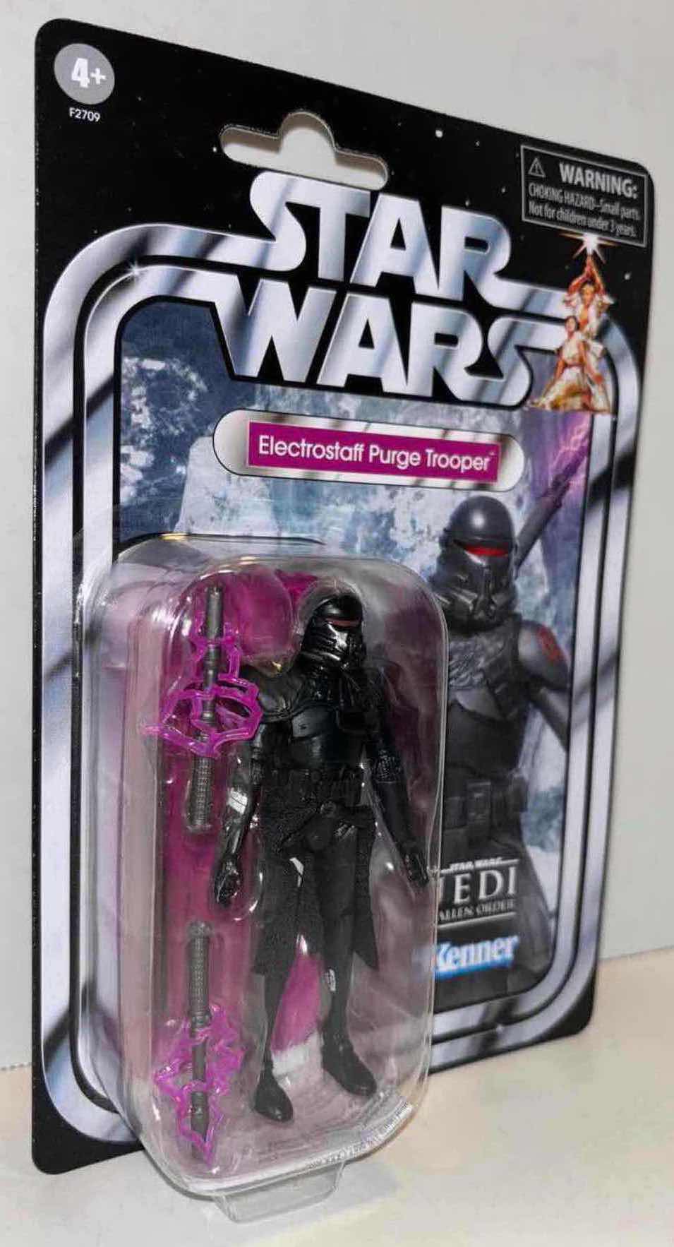 Photo 1 of NEW HASBRO KENNER STAR WARS THE VINTAGE COLLECTION ACTION FIGURE & ACCESSORIES, JEDI FALLEN ORDER "ELECTROSTAFF PURGE TROOPER"