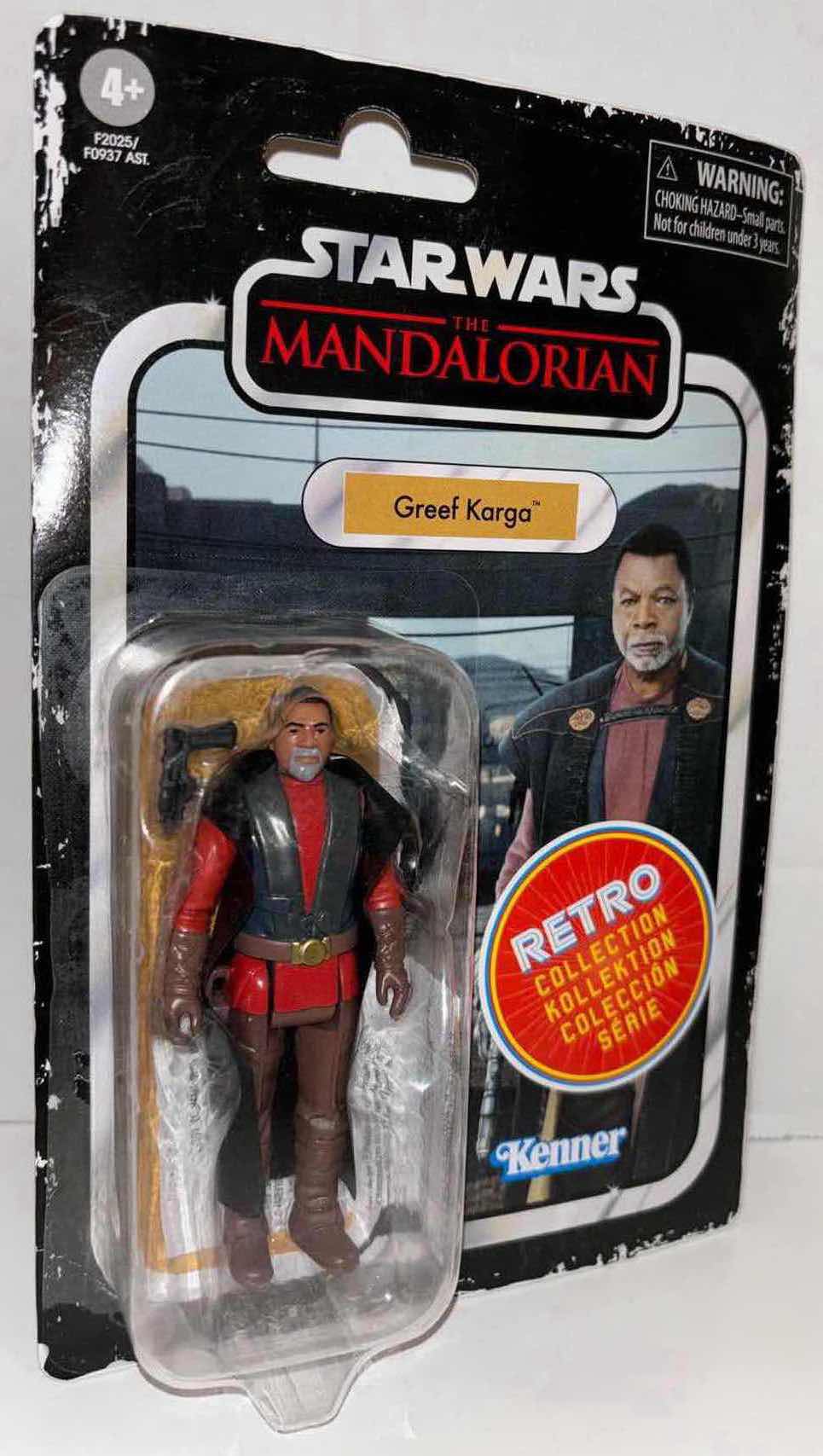 Photo 3 of NEW ASSORTED 4-PACK HASBRO KENNER STAR WARS THE RETRO COLLECTION ACTION FIGURE & ACCESSORIES, THE
MANDALORIAN “CARA DUNE, GREEF KARGA, IG-11, THE MANDALORIAN”