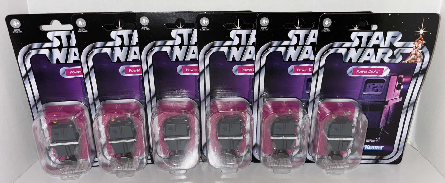 Photo 1 of NEW 6-PACK HASBRO/KENNER STAR WARS THE VINTAGE COLLECTION ACTION FIGURE & ACCESSORIES, "POWER DROID"