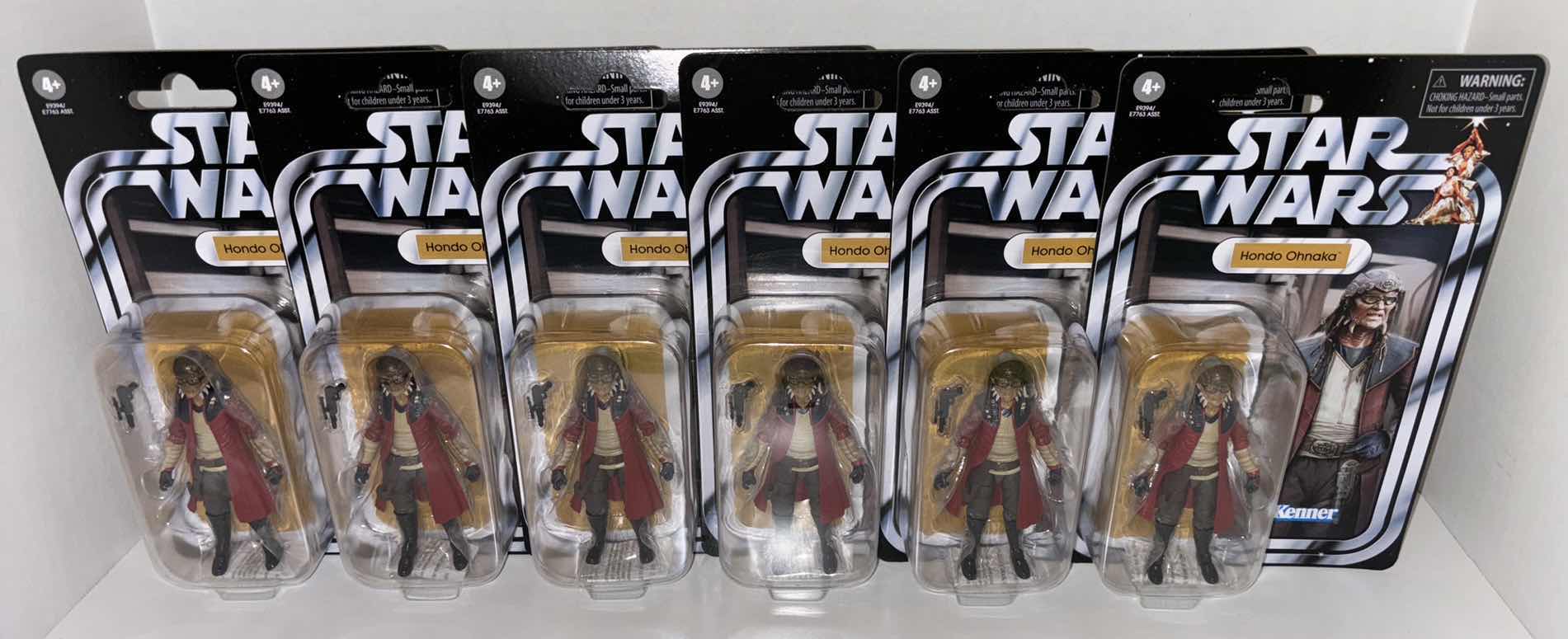 Photo 1 of NEW 6-PACK HASBRO KENNER STAR WARS THE VINTAGE COLLECTION ACTION FIGURE & ACCESSORIES, "HONDO OHNAKA"