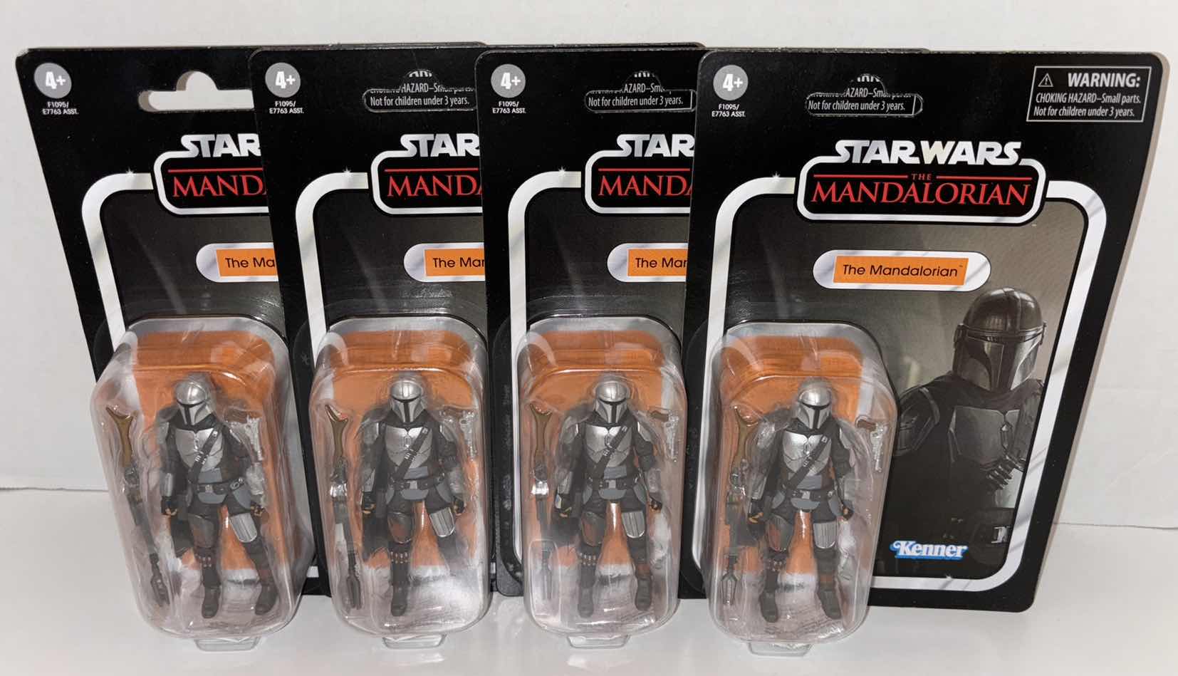 Photo 1 of NEW 4-PACK HASBRO STAR WARS THE VINTAGE COLLECTION ACTION FIGURE & ACCESSORIES,
"THE MANDALORIAN (BESKAR)"