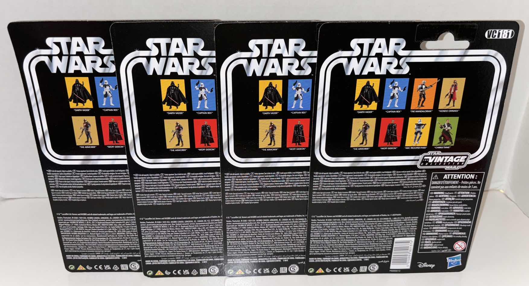 Photo 3 of NEW 4-PACK HASBRO STAR WARS THE VINTAGE COLLECTION ACTION FIGURE & ACCESSORIES,
"THE MANDALORIAN (BESKAR)"