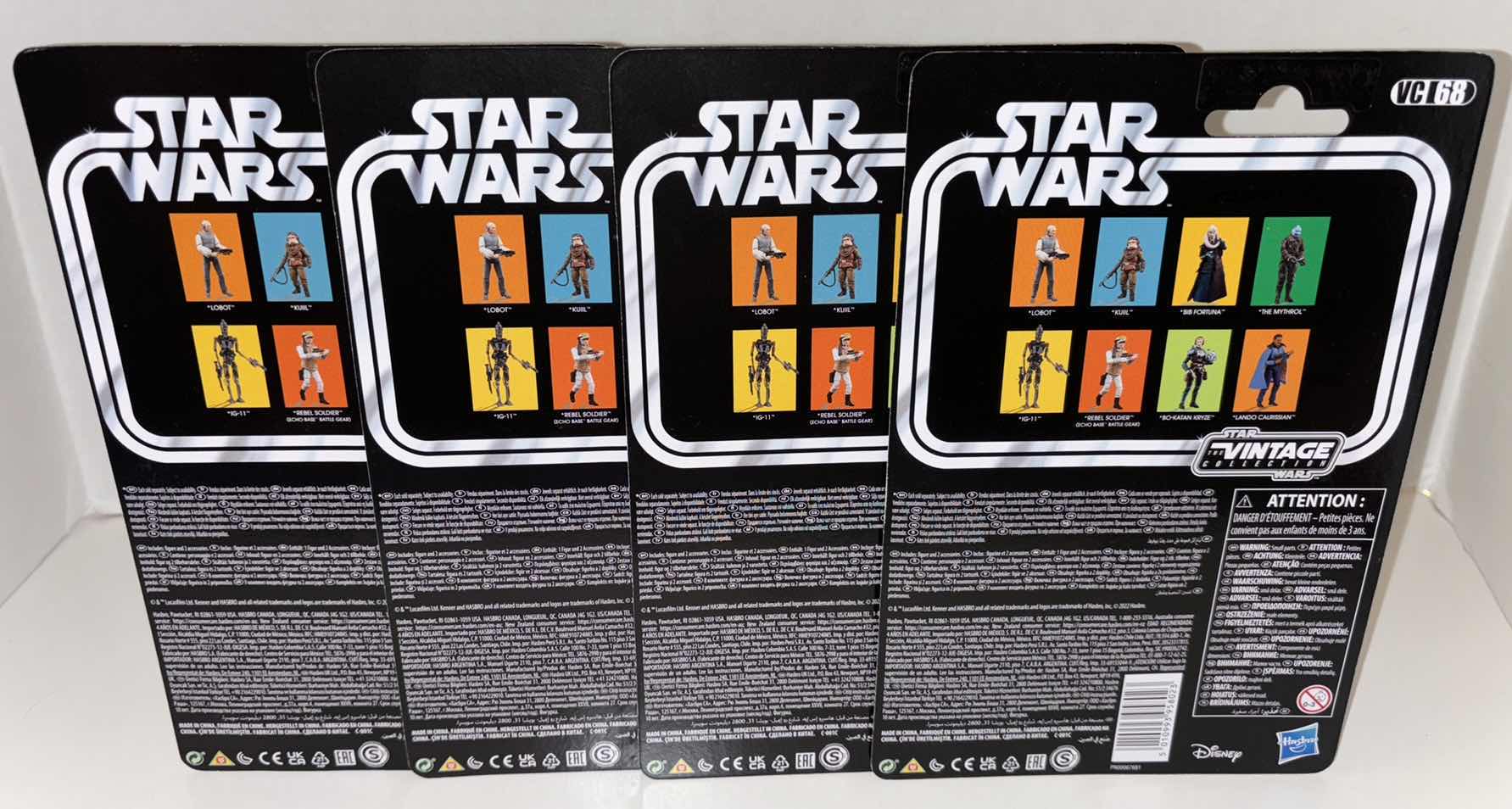 Photo 3 of NEW 4-PACK HASBRO STAR WARS THE VINTAGE COLLECTION ACTION FIGURE & ACCESSORIES, THE EMPIRE STRIKES BACK
"REBEL SOLDIER (ECHO BASE
BATTLE GEAR)"