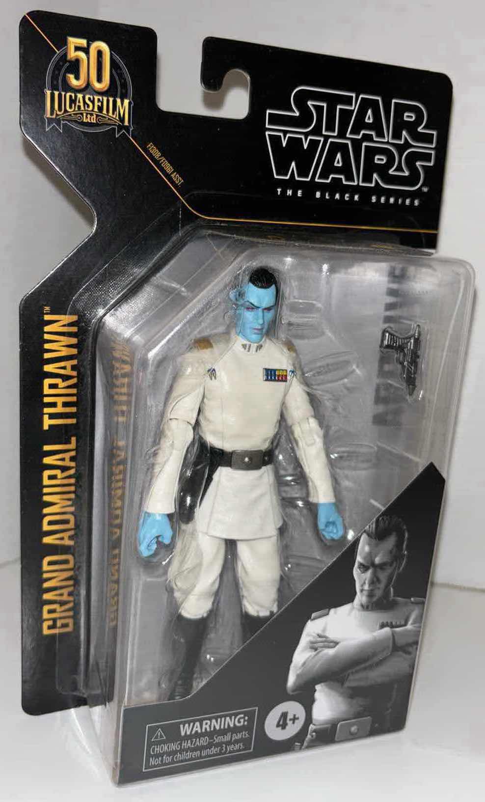 Photo 4 of NEW ASSORTED 4-PACK HASBRO STAR WARS THE BLACK SERIES 50TH ANNIVERSARY ARCHIVE ACTION FIGURE & ACCESSORIES, "CLONE COMMANDER CODY, DARTH REVAN, GRAND ADMIRAL THRAWN & PRINCESS LEIA ORGANA"