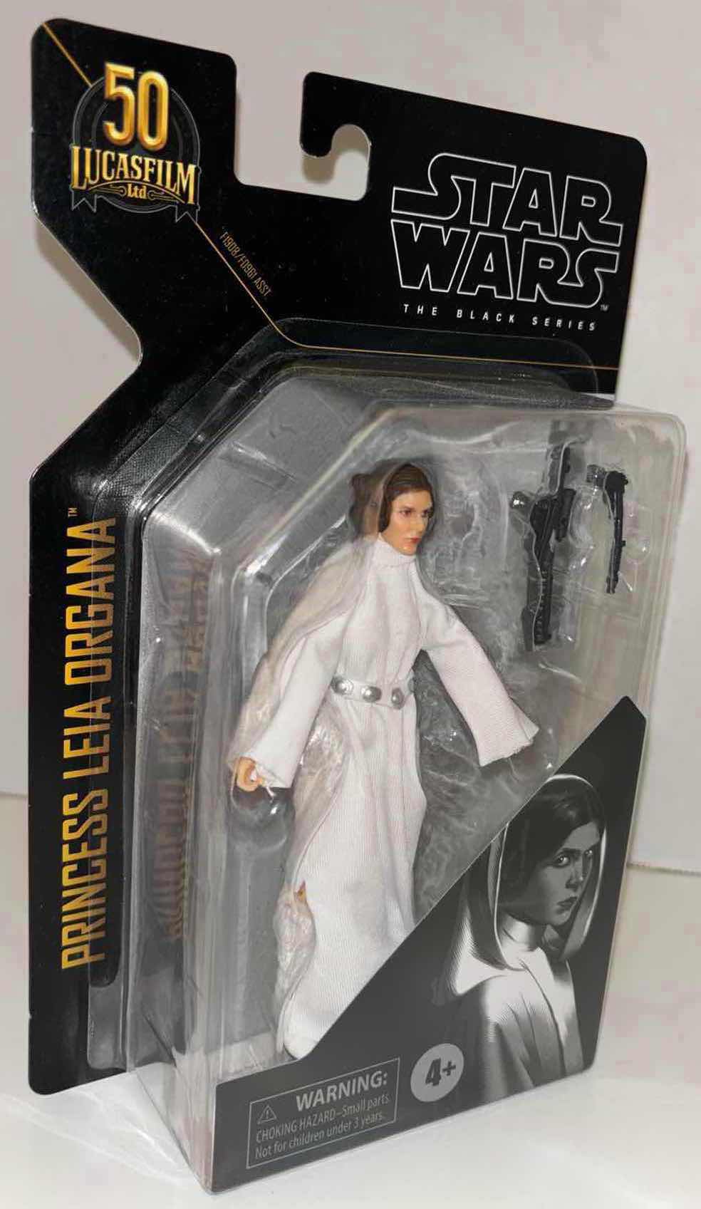 Photo 1 of NEW HASBRO STAR WARS
THE BLACK SERIES 50TH
ANNIVERSARY ARCHIVE ACTION
FIGURE & ACCESSORIES,
"PRINCESS LEIA ORGANA"