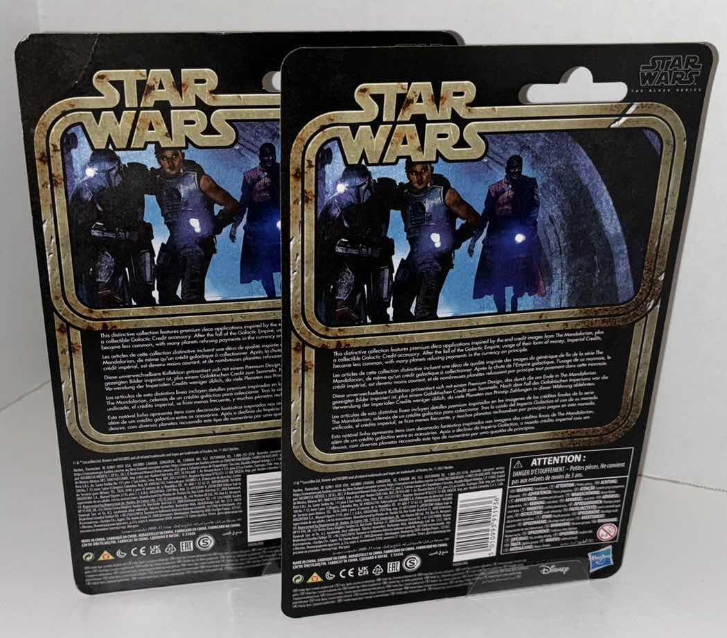 Photo 3 of NEW 2-PACK HASBRO KENNER STAR WARS THE BLACK SERIES CREDIT COLLECTION ACTION FIGURE & ACCESSORIES, THE MANDALORIAN “GREEF KARGA”