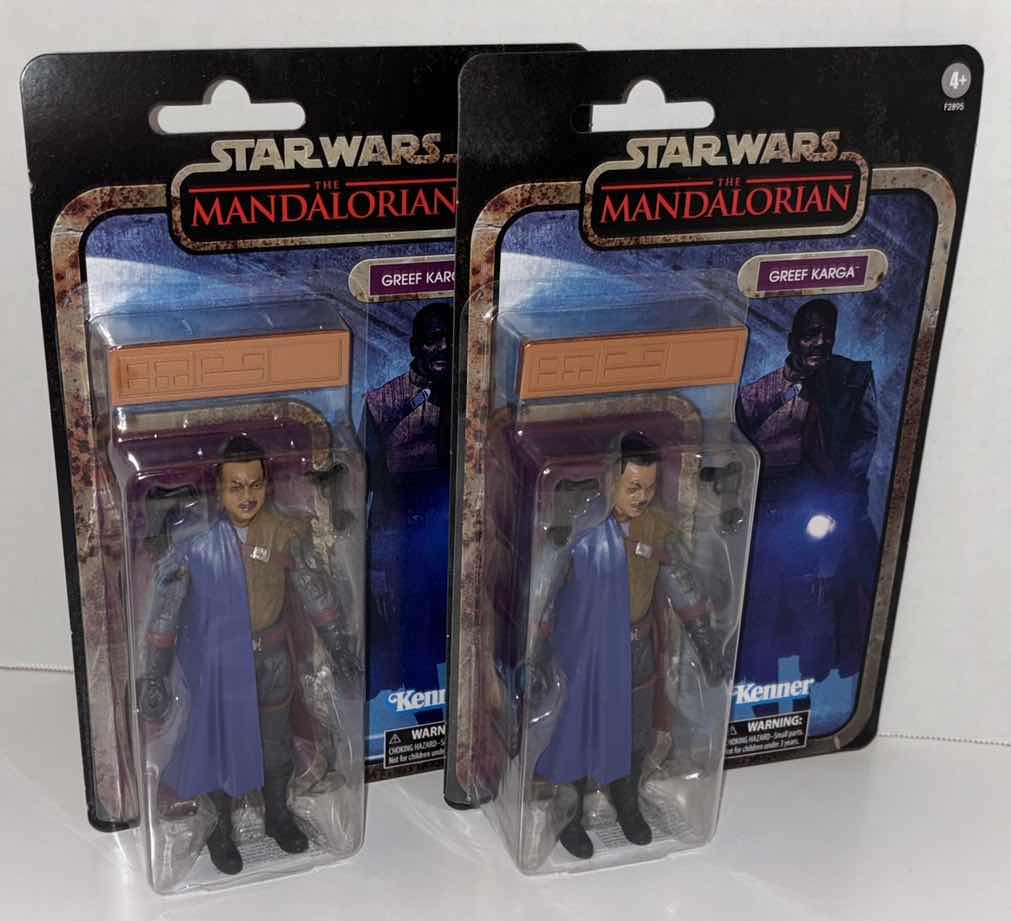 Photo 1 of NEW 2-PACK HASBRO KENNER STAR WARS THE BLACK SERIES CREDIT COLLECTION ACTION FIGURE & ACCESSORIES, THE MANDALORIAN “GREEF KARGA”