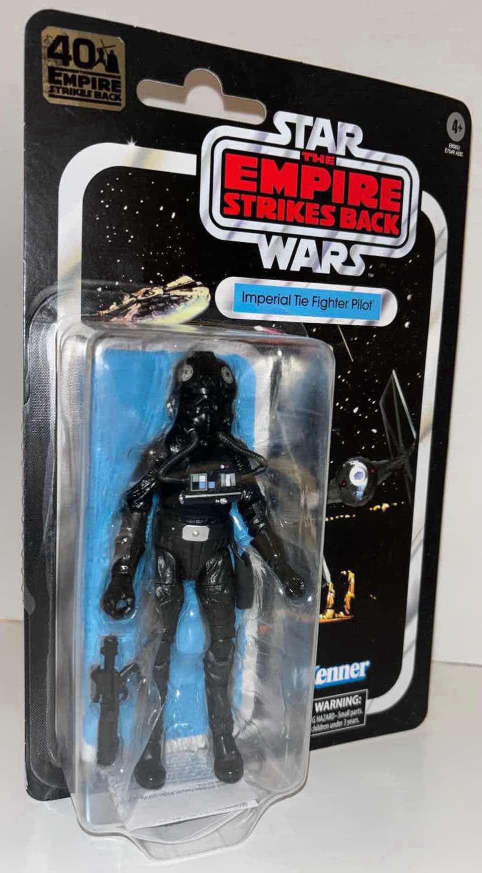 Photo 1 of NEW HASBRO KENNER STAR WARS THE BLACK SERIES 6" ACTION FIGURE & ACCESSORIES, THE EMPIRE STRIKES BACK 40TH ANNIVERSARY "IMPERIAL TIE FIGHTER PILOT"