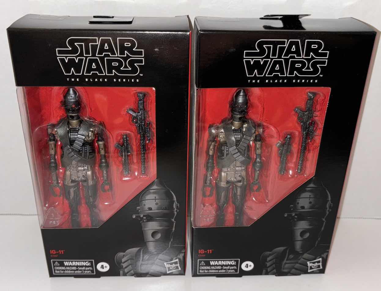 Photo 1 of NEW 2-PACK HASBRO STAR WARS THE BLACK SERIES ACTION FIGURE & ACCESSORIES, "IG-11"