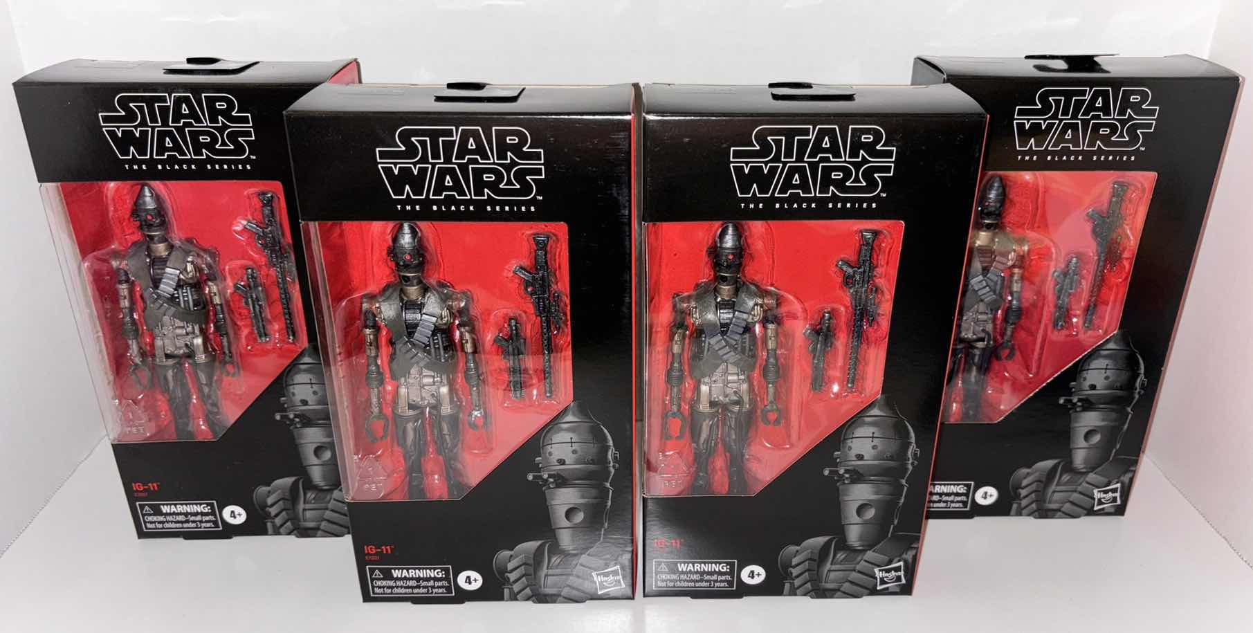 Photo 1 of NEW 4-PACK HASBRO STAR WARS THE BLACK SERIES ACTION FIGURE & ACCESSORIES, "IG-11"