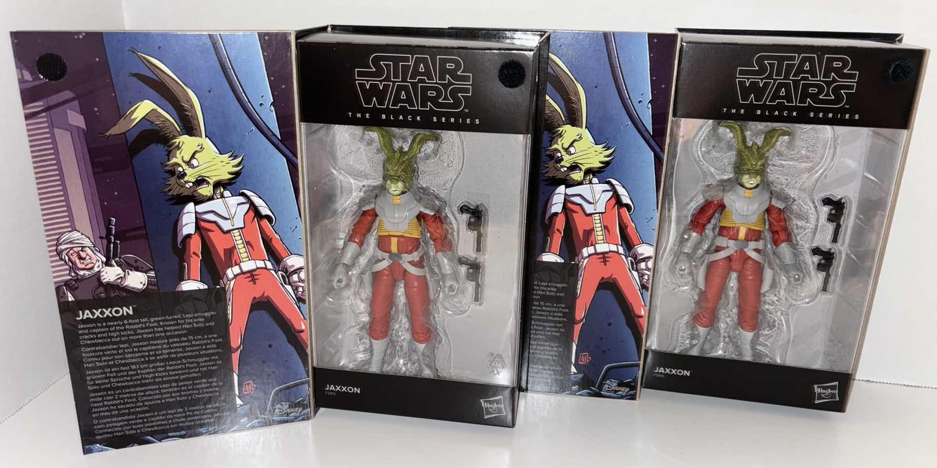 Photo 1 of NEW 2-PACK HASBRO STAR WARS 50TH ANNIVERSARY THE BLACK SERIES ACTION FIGURE & ACCESSORIES, STAR WARS ADVENTURES “JAXXON”