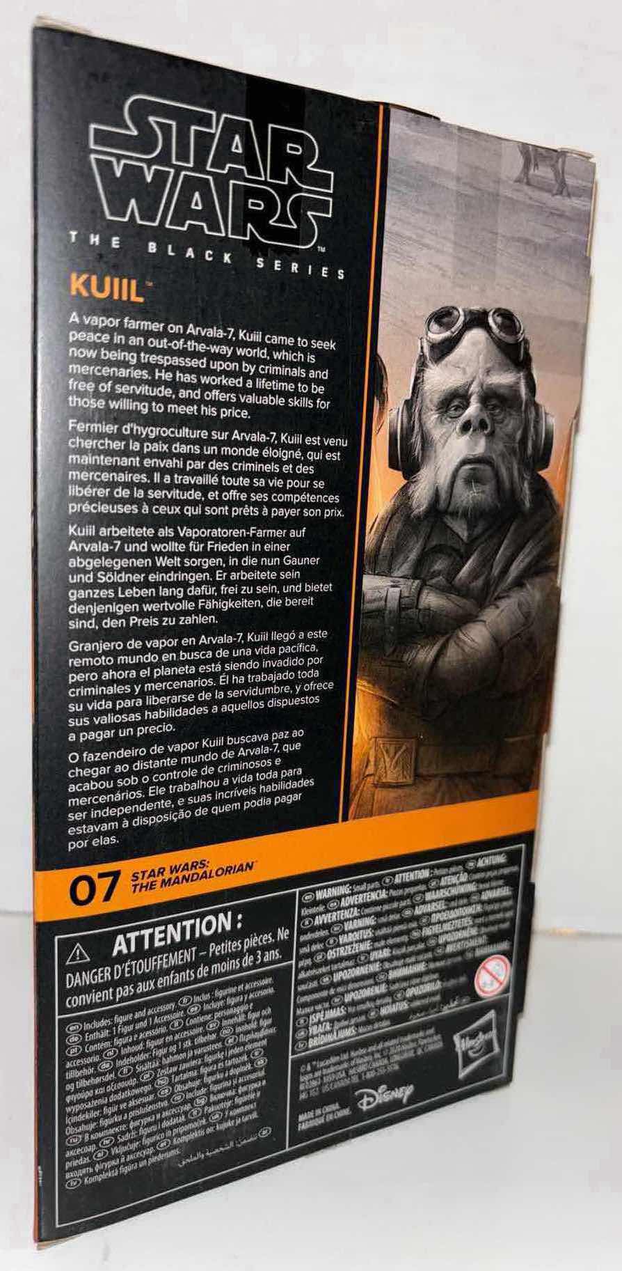 Photo 2 of NEW HASBRO STAR WARS THE BLACK SERIES THE MANDALORIAN ACTION FIGURE & ACCESSORIES, "KUIIL"