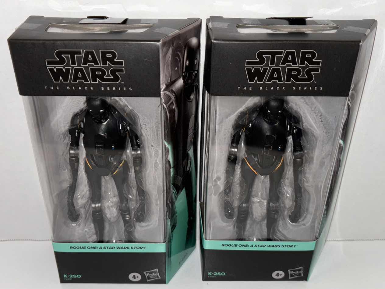 Photo 1 of NEW 2-PACK HASBRO STAR WARS THE BLACK SERIES ACTION FIGURE & ACCESSORIES, ROGUE ONE: A STAR WARS STORY “K-2SO”