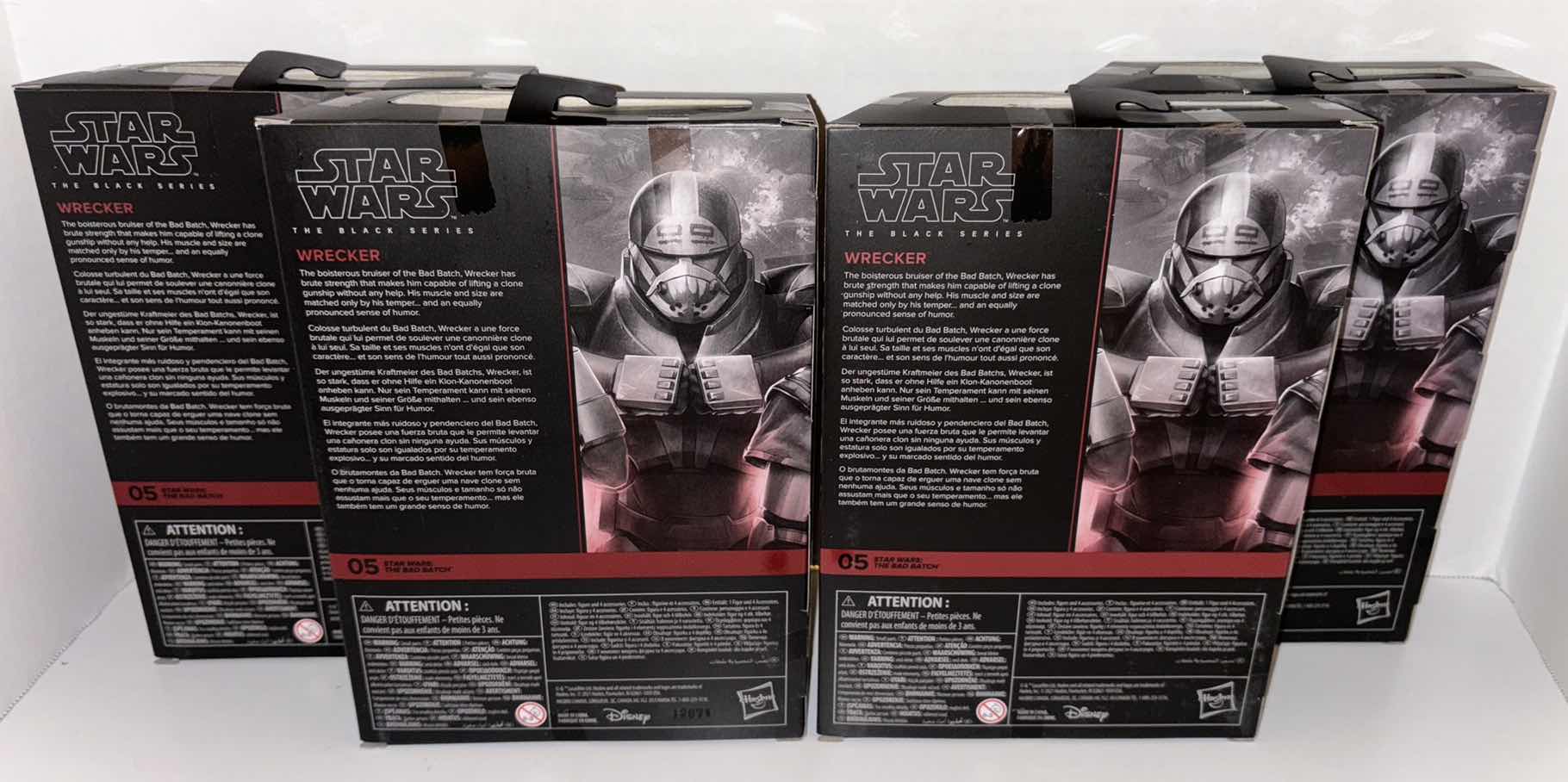 Photo 3 of NEW 4-PACK HASBRO STAR WARS THE BLACK SERIES ACTION FIGURE & ACCESSORIES, STAR WARS: THE BAD BATCH “WRECKER”