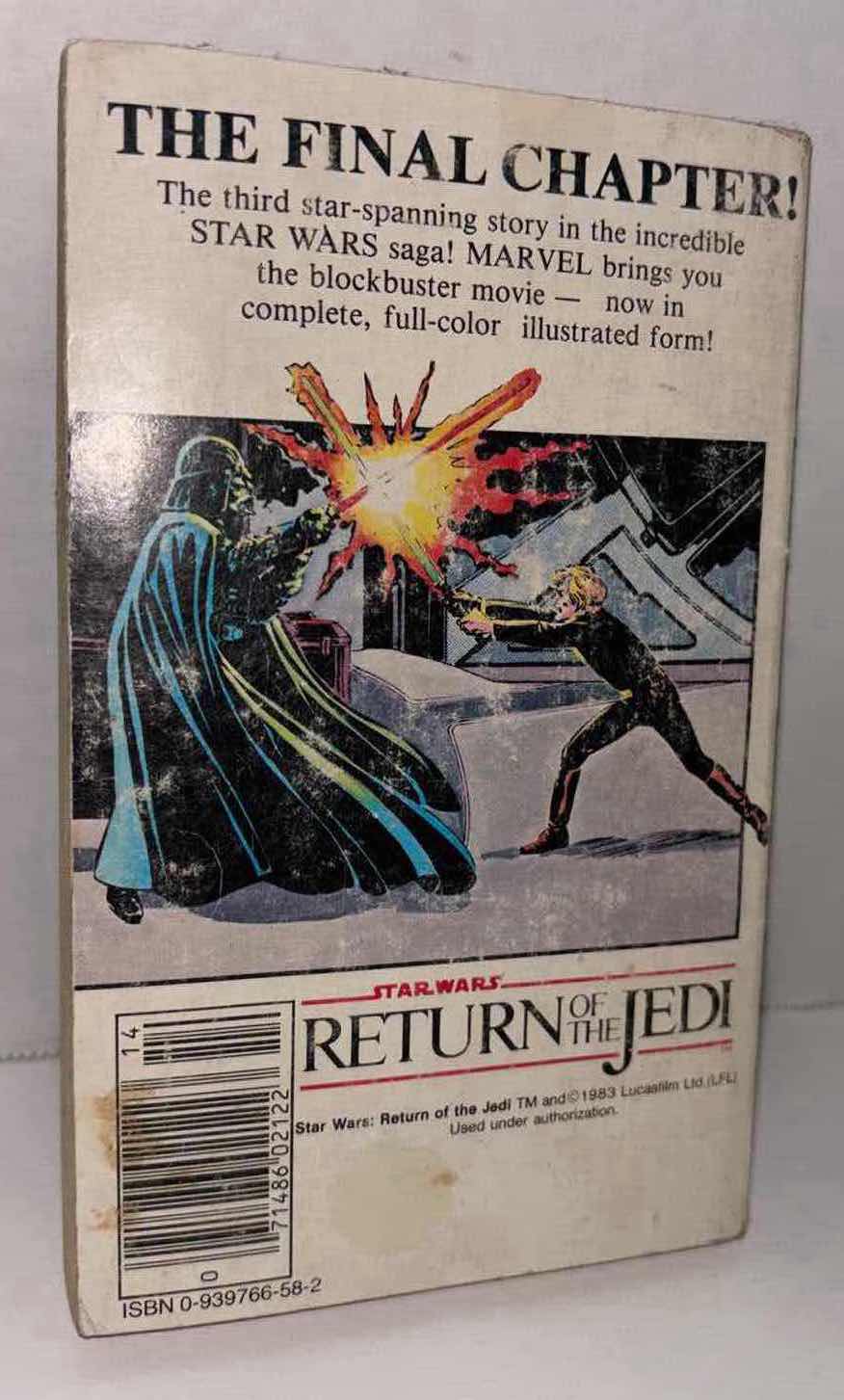 Photo 4 of VINTAGE 1983 MARVEL ILLUSTRATED BOOKS STAR WARS RETURN OF THE JEDI (THE OFFICIAL COMICS VERSION IN FULL COLOR)