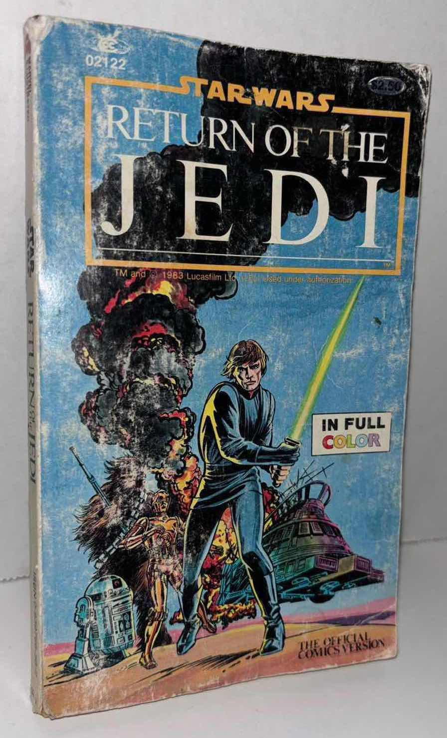 Photo 1 of VINTAGE 1983 MARVEL ILLUSTRATED BOOKS STAR WARS RETURN OF THE JEDI (THE OFFICIAL COMICS VERSION IN FULL COLOR)