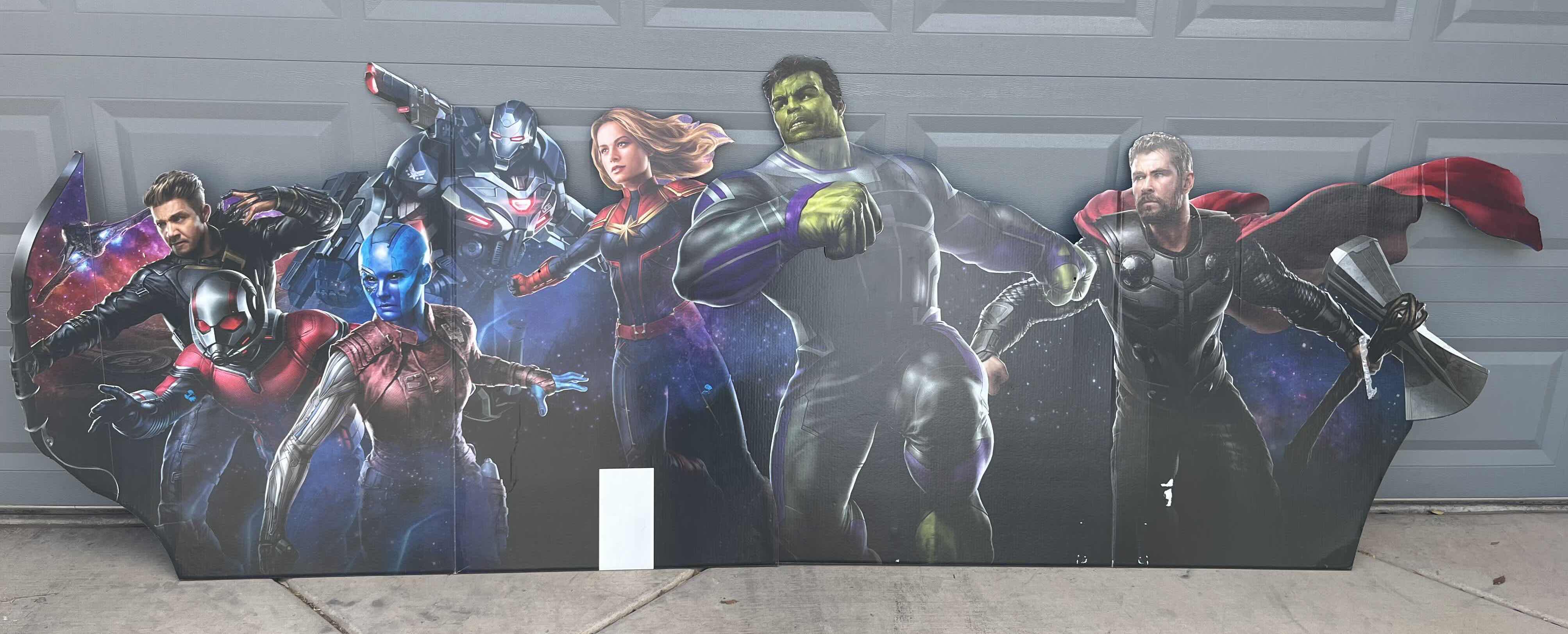 Photo 2 of MARVEL AVENGERS CARDBOARD CUT-OUTS (3 PCS)