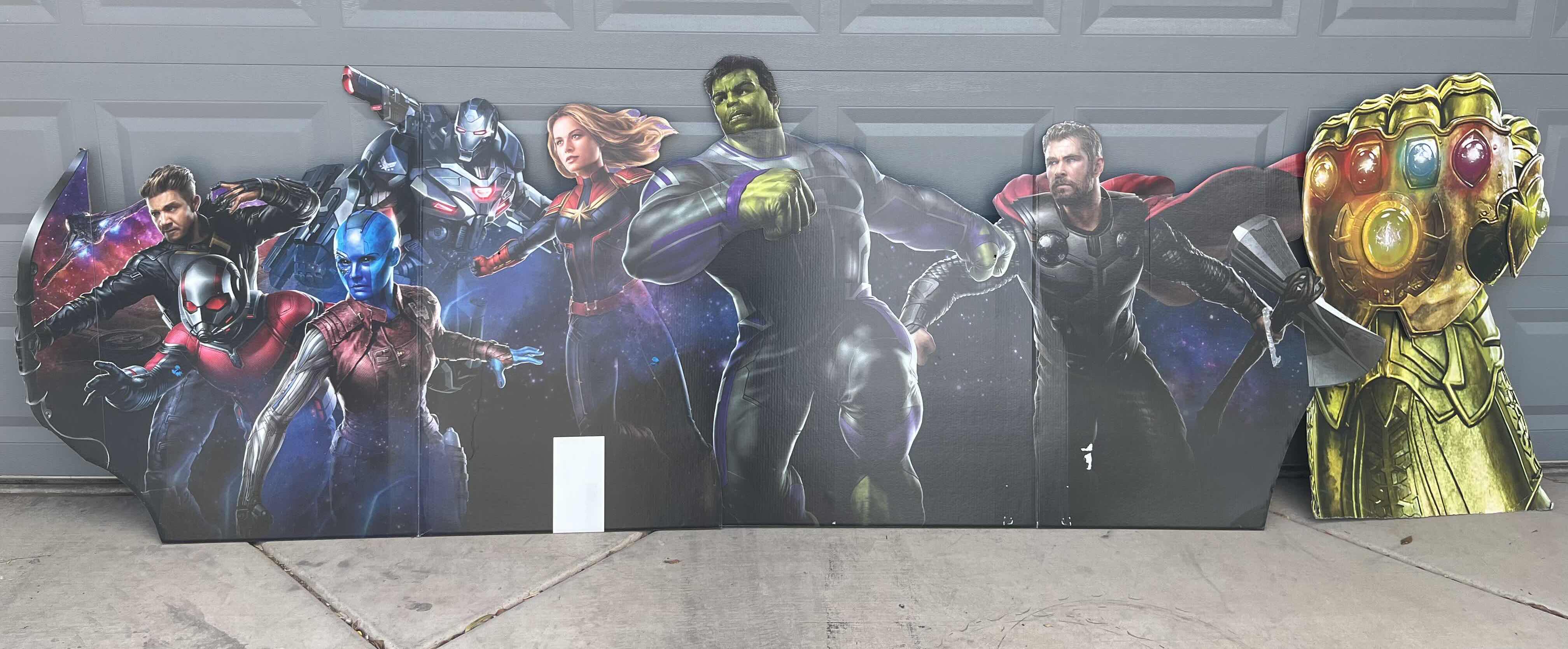 Photo 1 of MARVEL AVENGERS CARDBOARD CUT-OUTS (3 PCS)