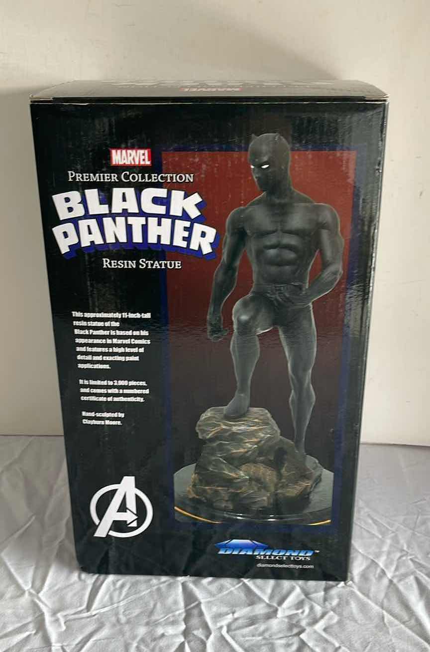 Photo 1 of NIB MARVEL PREMIER COLLECTION BLACK PANTHER RESIN STATUE MSRP $120