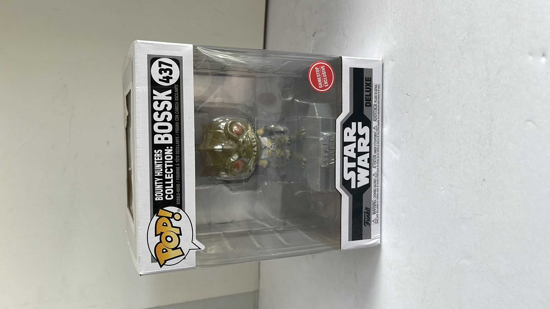 Photo 1 of NIB FUNKO POP STAR WARS BOUNTY HUNTER COLLECTION BOSSK 437 MSRP $29