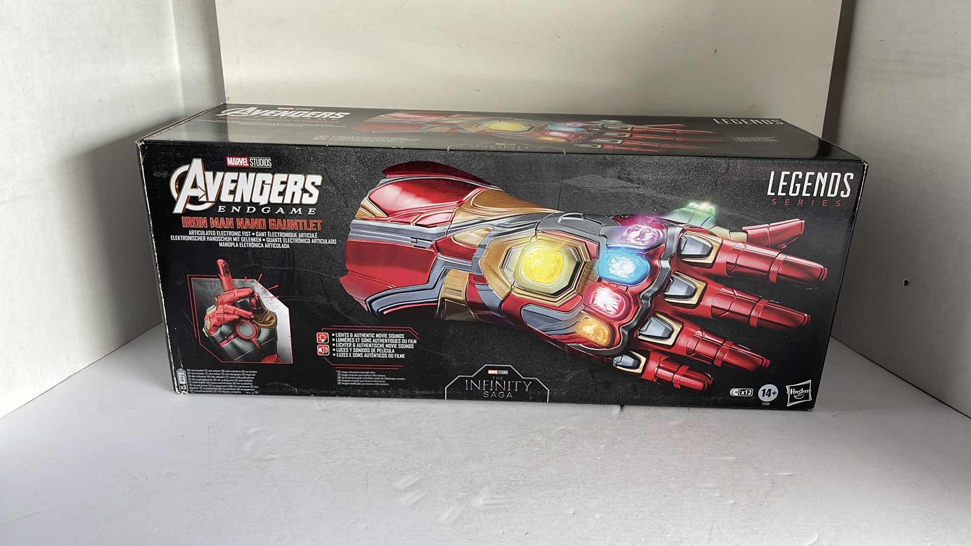 Photo 1 of NIB MARVEL STUDIOS LEGENDS SERIES AVENGERS ENDGAME IRON MAN NANO GAUNTLET MSRP $139.99