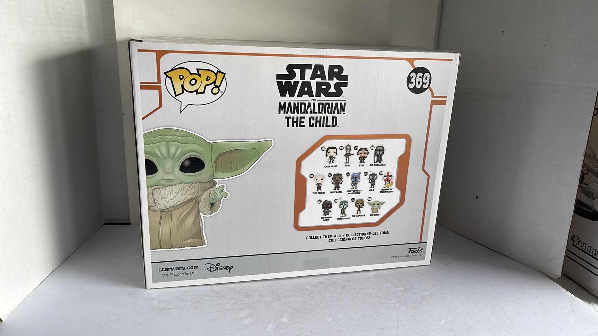 Photo 3 of NIB FUNKO POP STAR WARS THE MANDALORIAN THE CHILD 369 MSRP $69.99