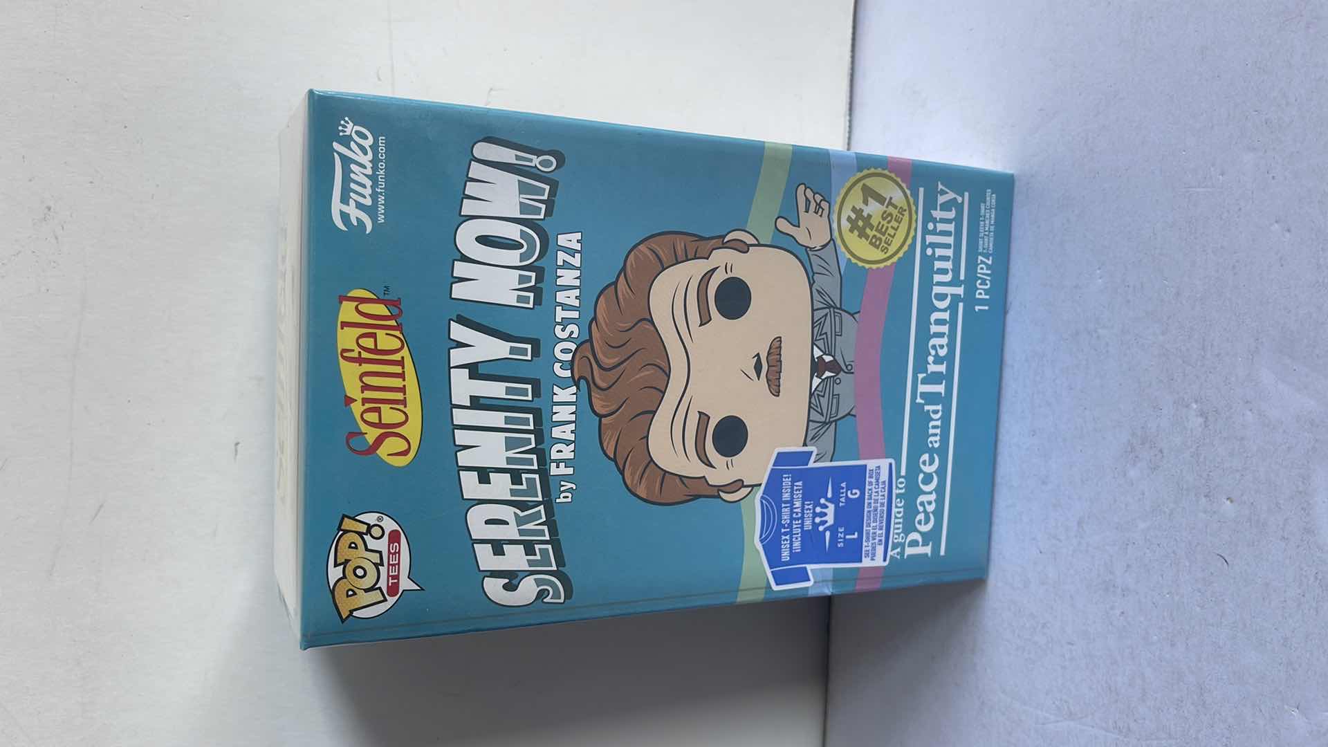 Photo 1 of NIB FUNKO POP TEES SEINFELD SERENITY NOW BY FRANK COSTANZA MSRP $19.99