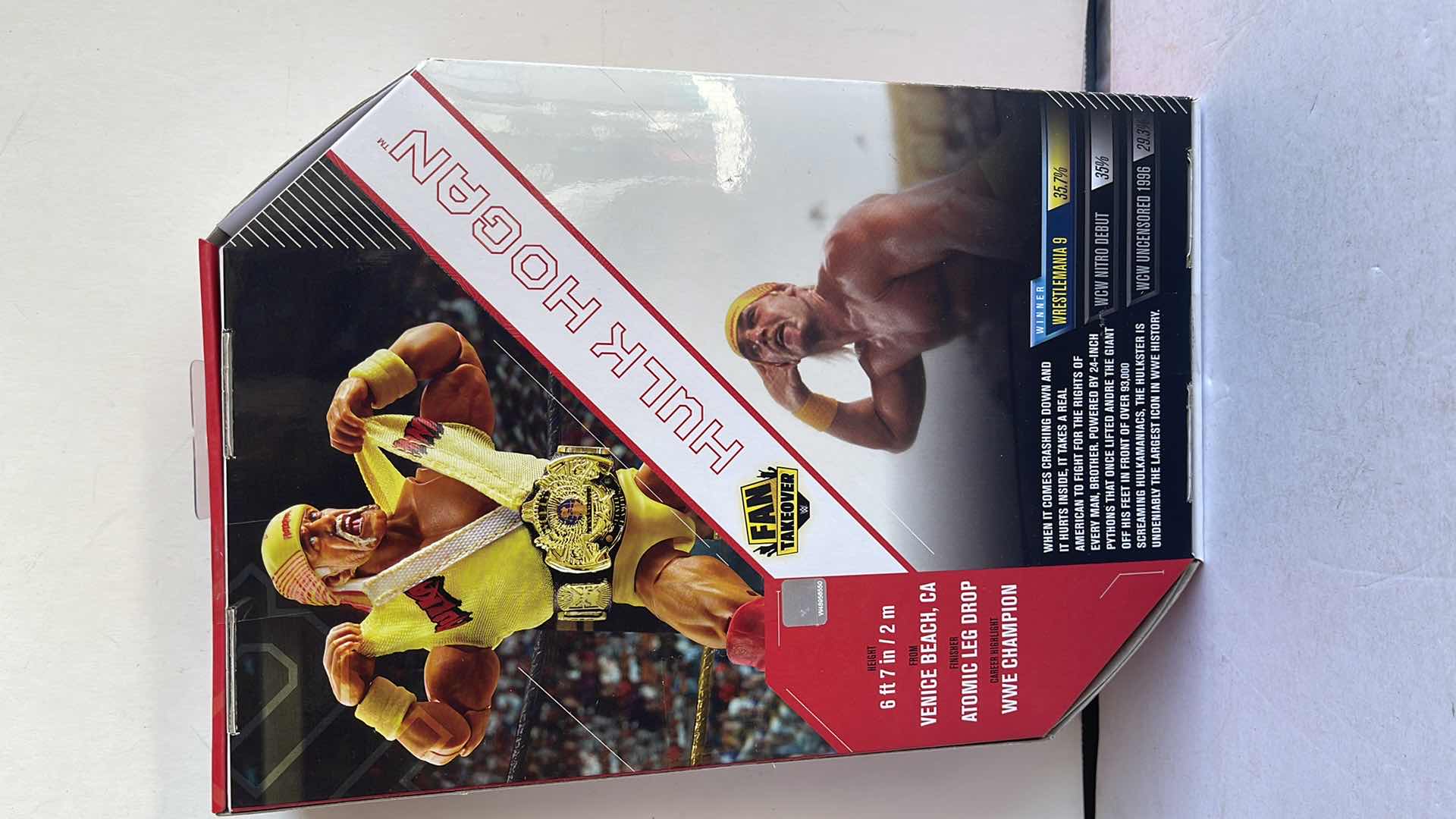 Photo 2 of NIB MATTEL HULK HOGAN ULTIMATE EDITION POSABLE FIGURE MSRP $59.99