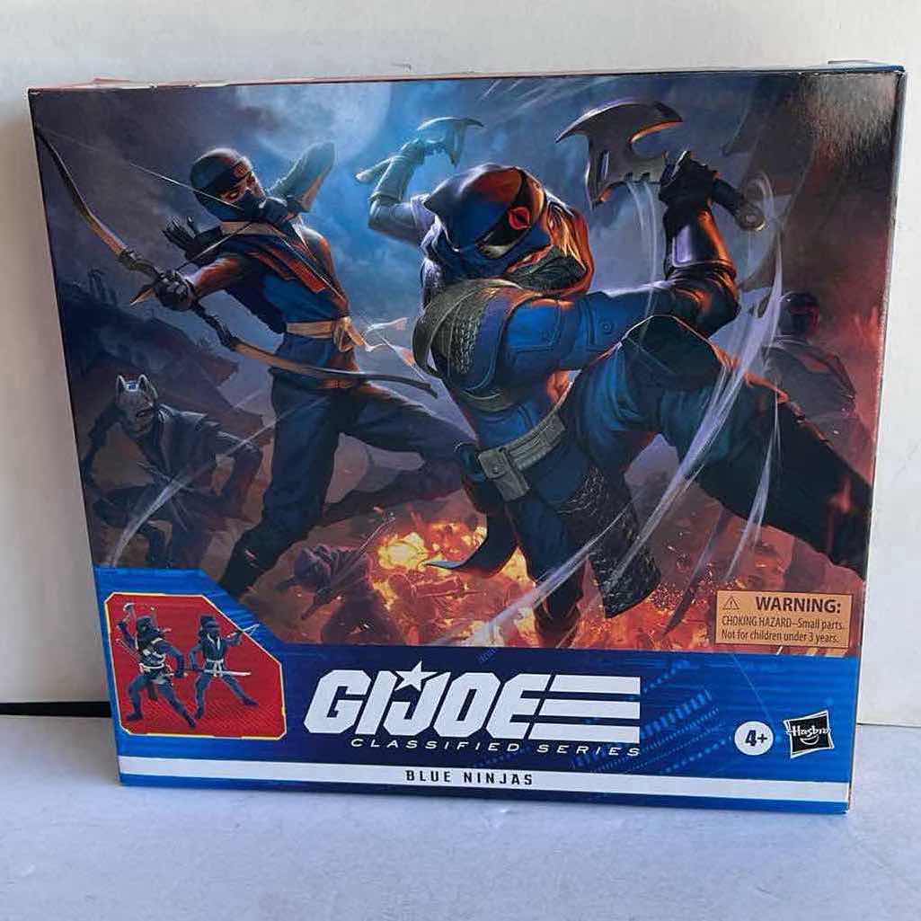 Photo 1 of NIB GI JOE CLASSIFIED SERIES BLUE NINJAS $59.99