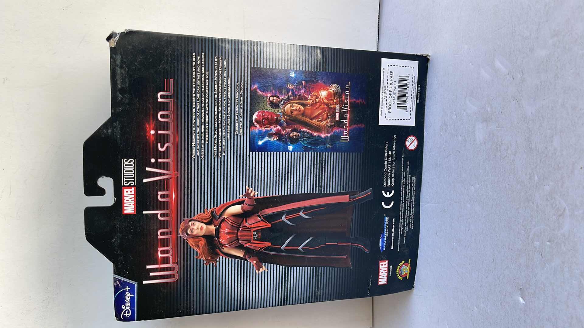 Photo 2 of NIB MARVEL SELECT THE SCARLET WITCH MSRP $29.99