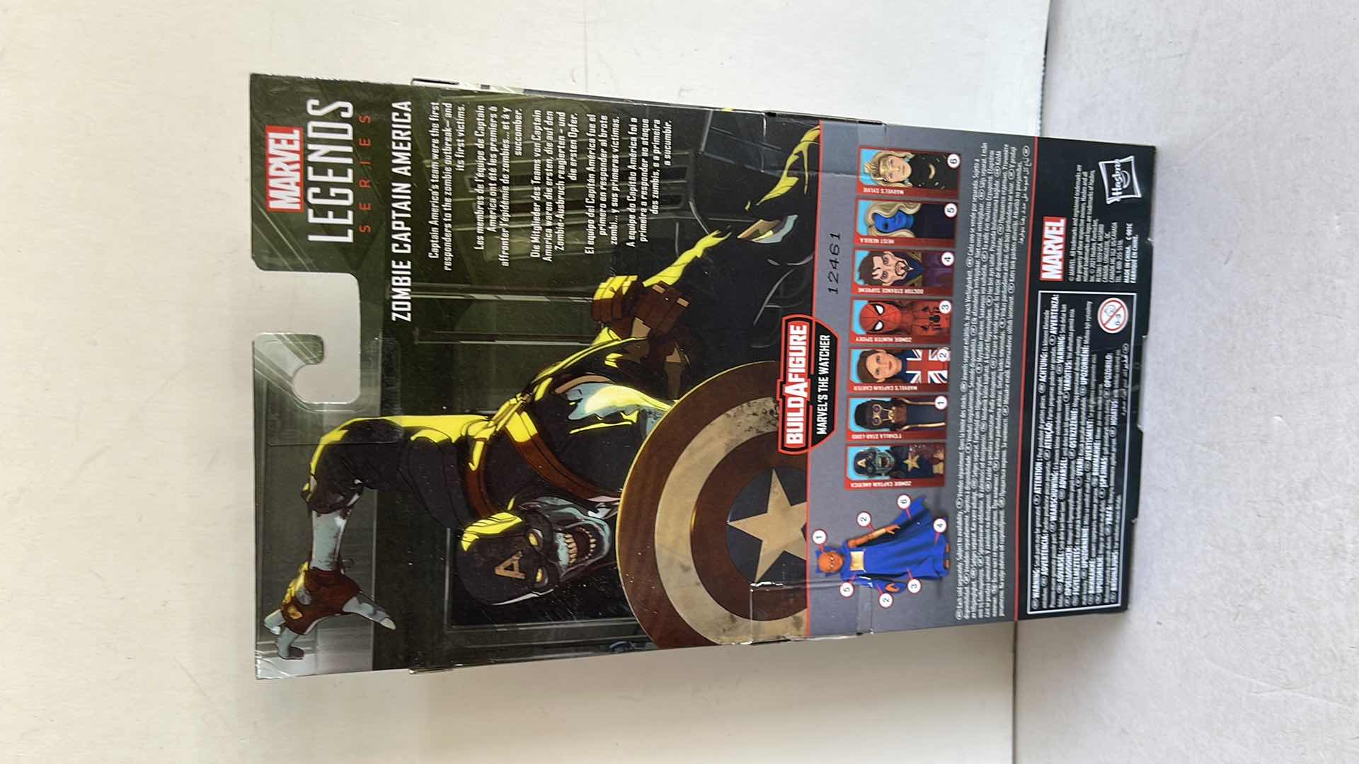 Photo 2 of NIB MARVEL LEGENDS SERIES WHAT IF ZOMBIE CAPTAIN AMERICA MSRP $25.99