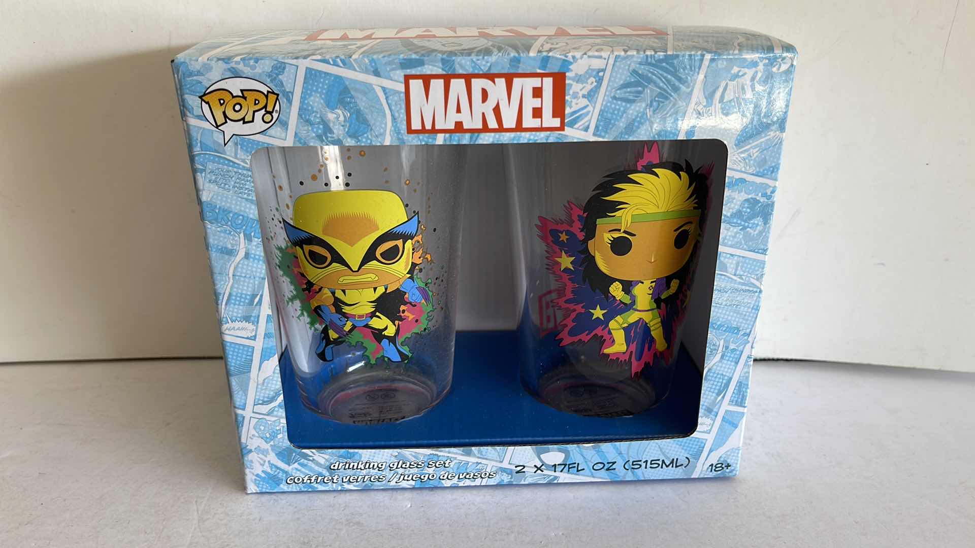 Photo 1 of NIB FUNKO POP MARVEL DRINKING GLASS SET MSRP $14.99