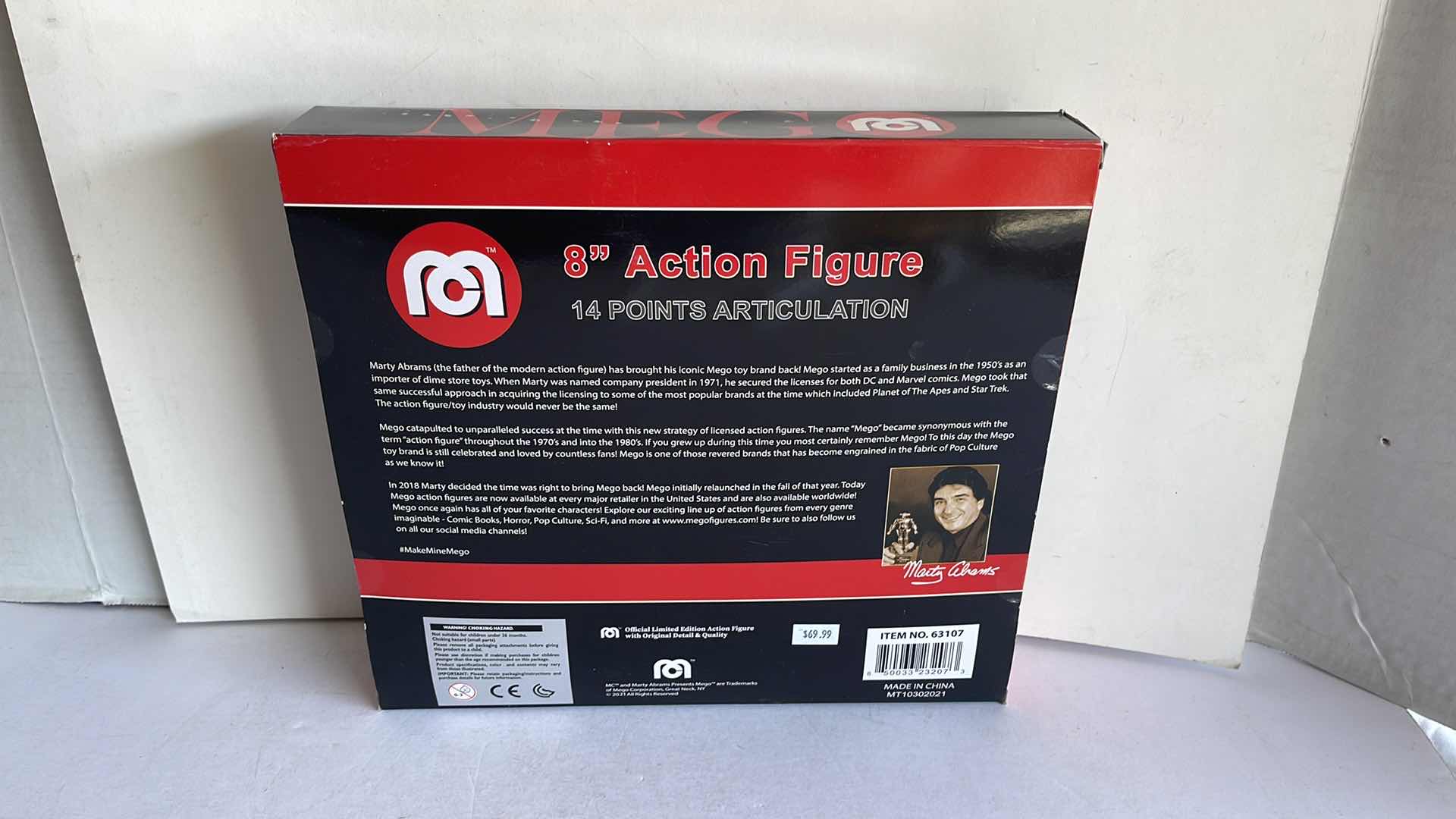 Photo 2 of NIB MEGO MARTY ABRAMS OFFICIAL LIMITED EDITION ACTION FIGURES WITH ORIGINAL DETAIL & QUALITY MSTP $69.99