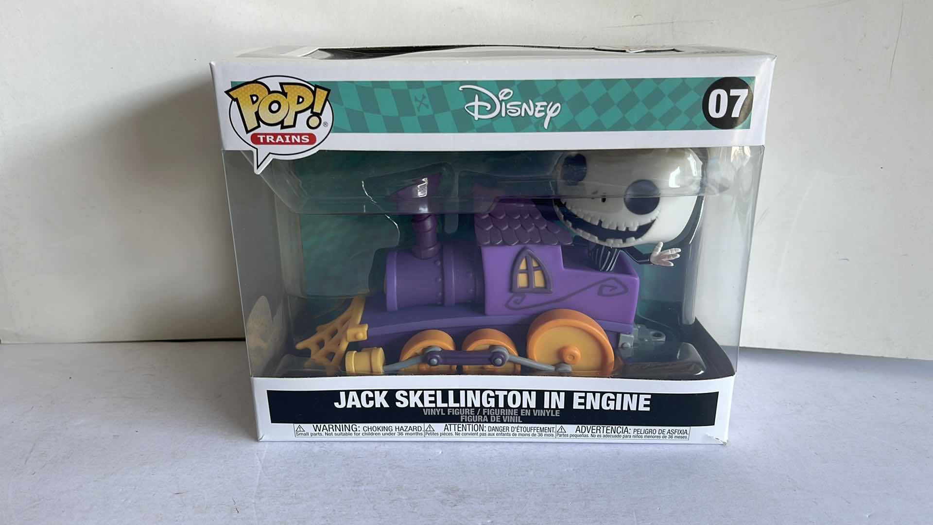 Photo 1 of NIB FUNKO POP DISNEY 07 JACK SKELLINGTON IN ENGINE MSRP $29.99