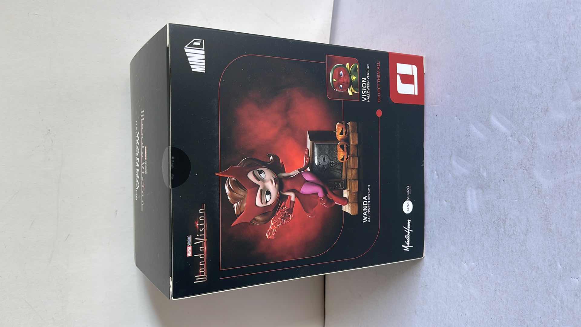 Photo 3 of NIB MINI CO. MARVEL STUDIOS WANDA VISION WANDA HALLOWEEN VERSION MSRP $49.99