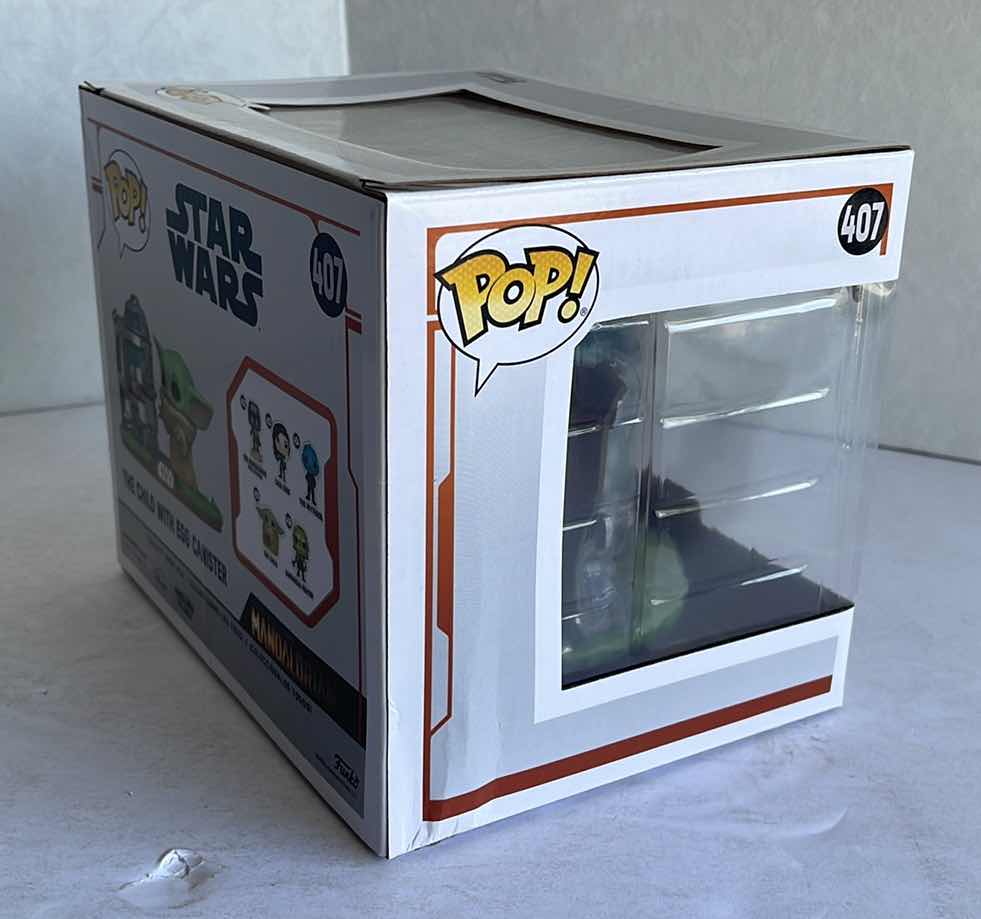 Photo 3 of NIB FUNKO POP THE CHILD WITH EGG CANISTER #407