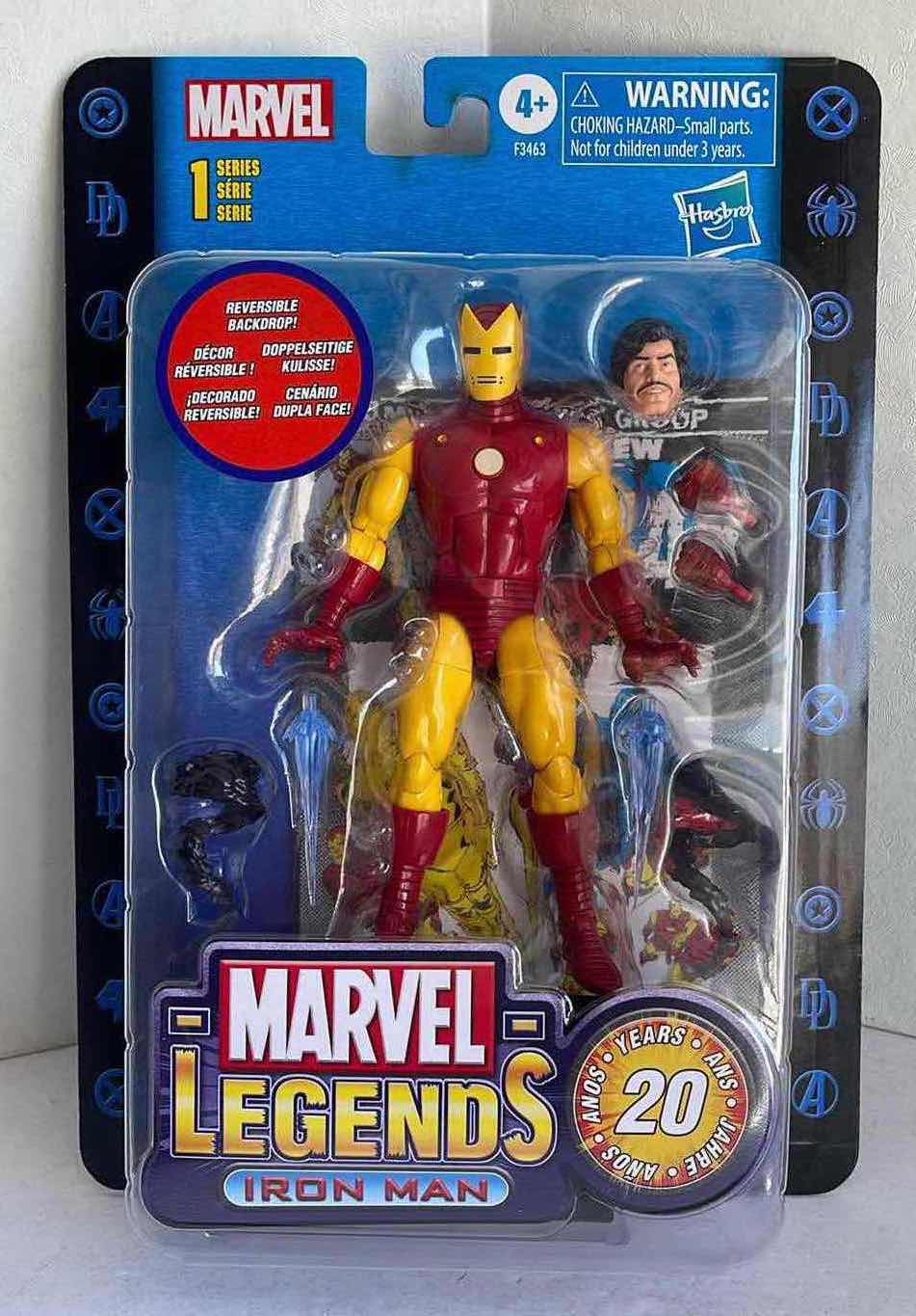 Photo 1 of NIB MARVEL LEGENDS SERIES 1 IRON MAN 20 YEAR ANNIVERSARY MSRP $39.99