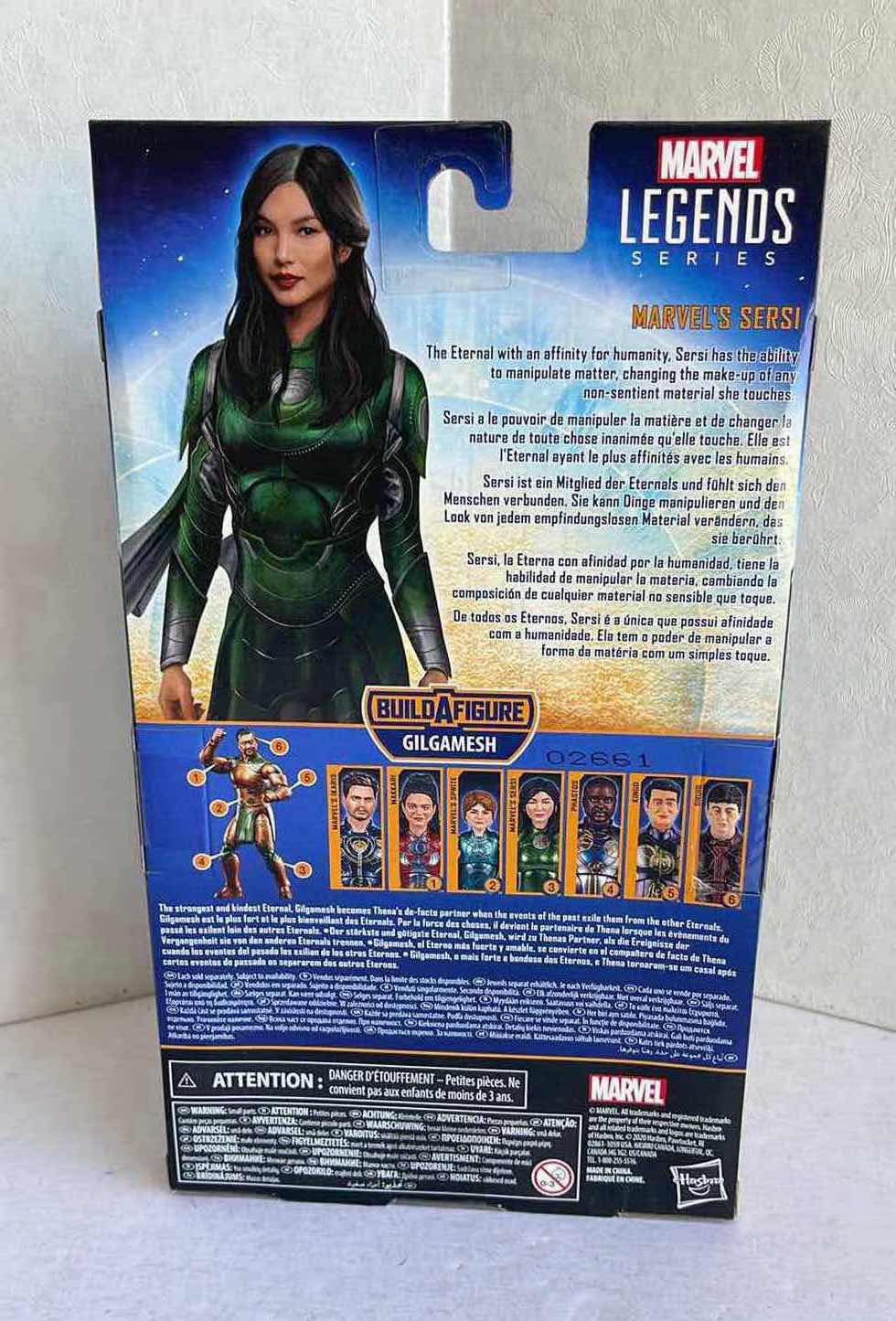 Photo 2 of NIB LEGEND SERIES MARVEL ETERNALS MARVEL’S SERSI MSRP $18.99