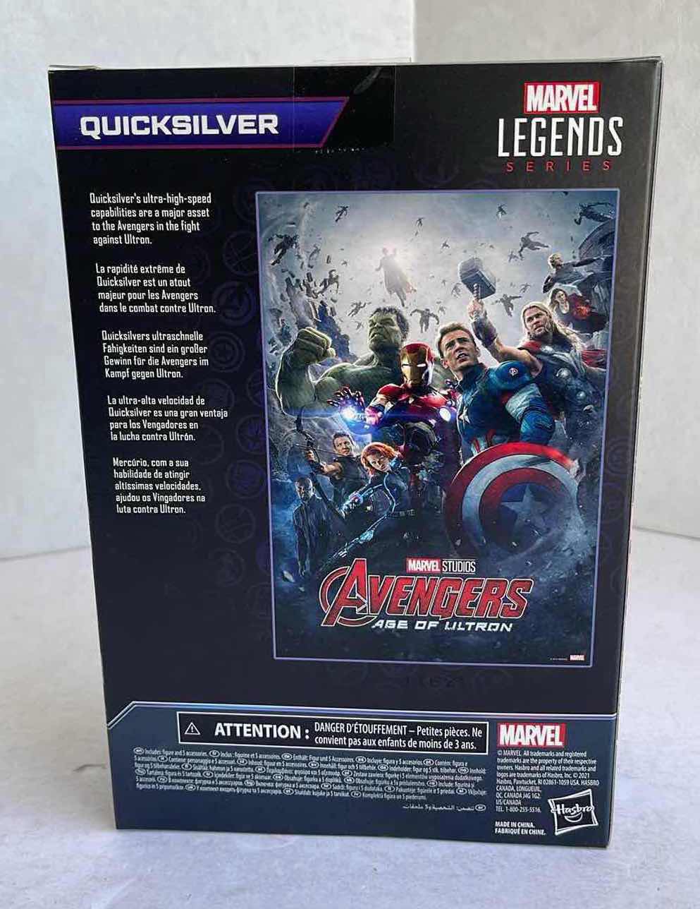 Photo 2 of NIB LEGEND SERIES MARVEL STUDIOS INFINITY SAGA QUICKSILVER MSRP $39.99