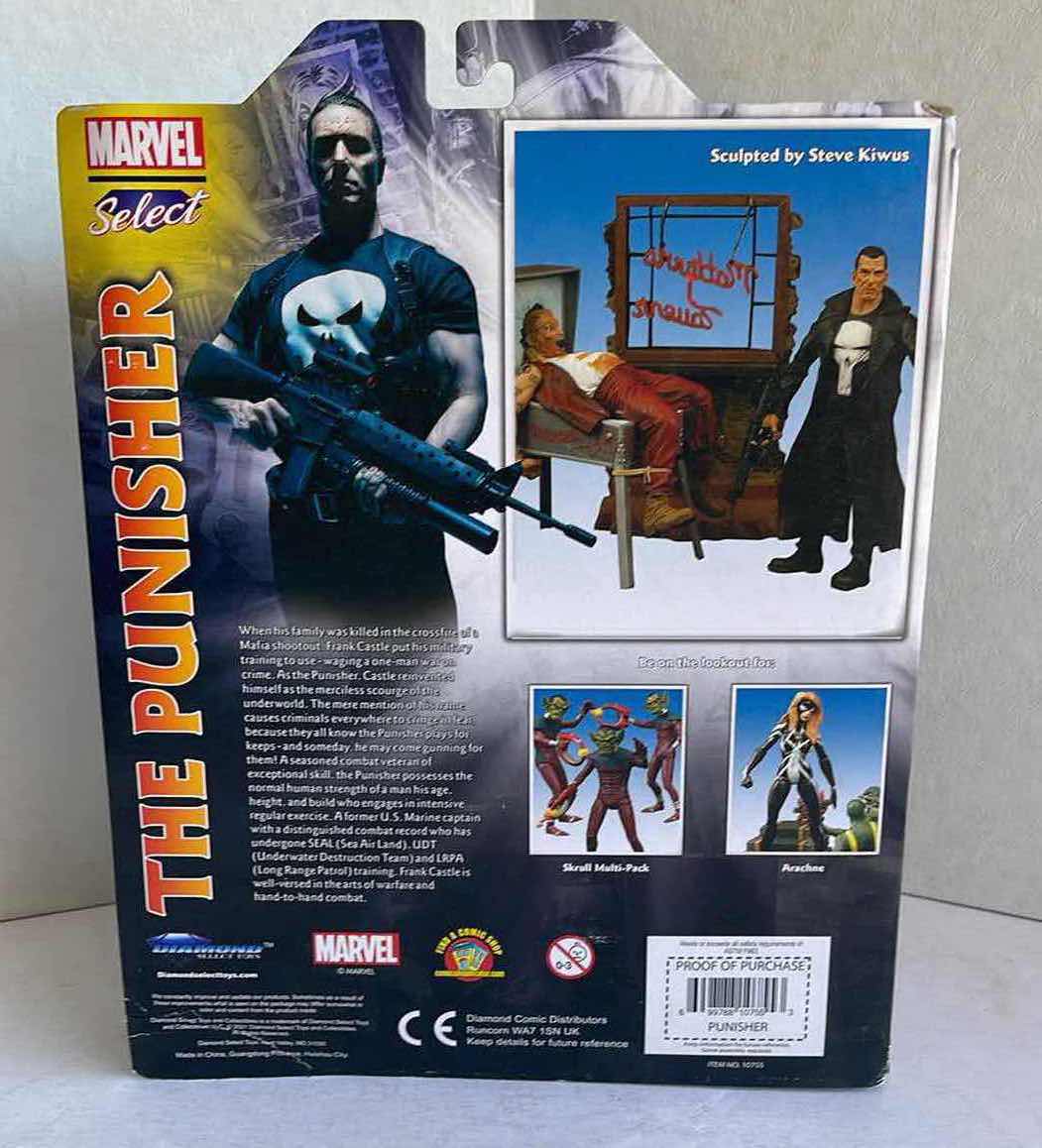 Photo 2 of NIB MARVEL SELECT THE PUNISHER SPECIAL COLLECTION EDITION MSRP $49.99