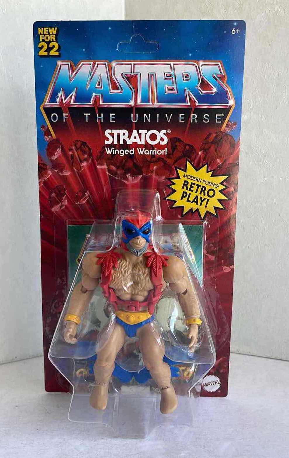 Photo 1 of NIB MASTERS OF THE UNIVERSE STRATOS WINGED WARRIOR!  RETRO PLAY MSRP $29.99