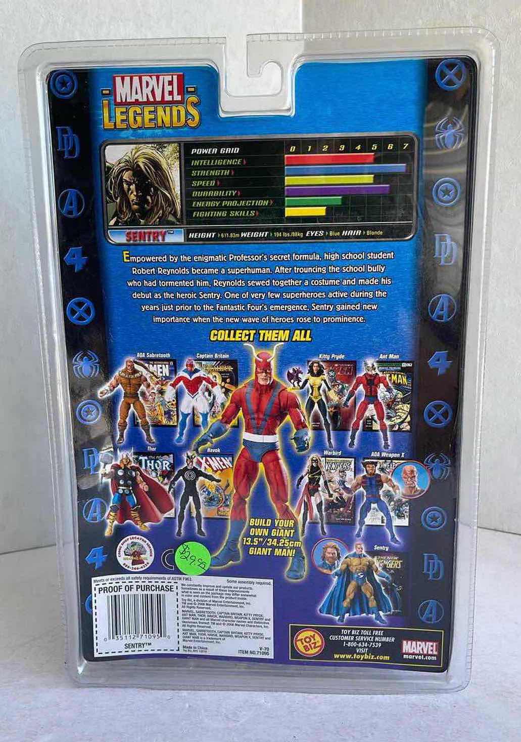 Photo 2 of NIB MARVEL LEGENDS SENTRY GIANT MAN SERIES MSRP $29.99